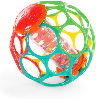 Oball Rollin' Rainstick Rattle Easy-Grasp Toy